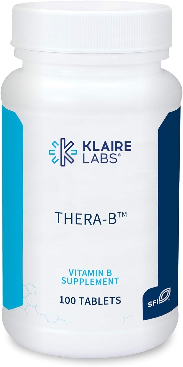 Klaire Labs Thera-B - Complejo esencial de vitamina B, Formula hipoalergenica