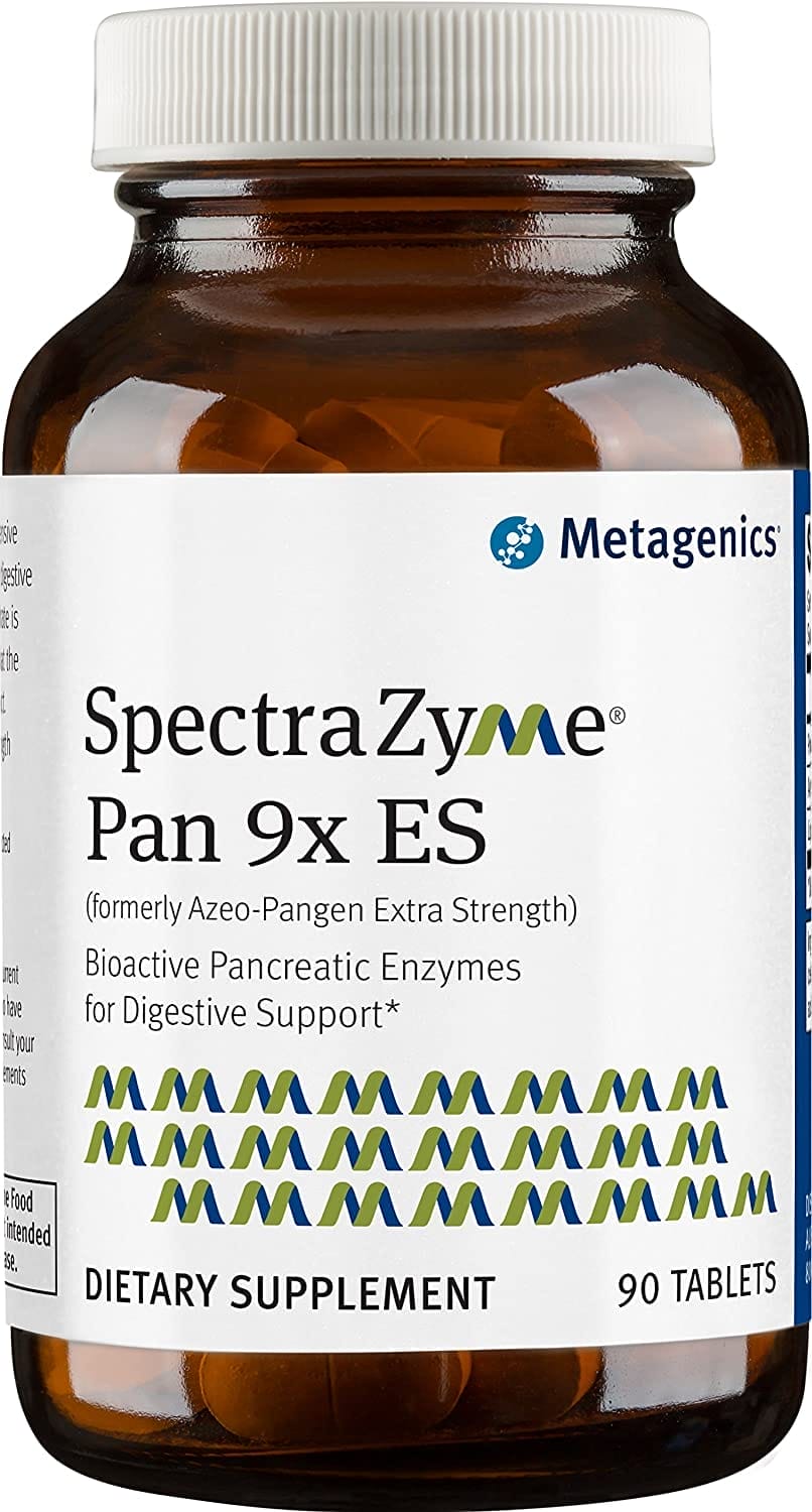 Metagenics, SpectraZyme® Pan 9X ES, 90 tabletas