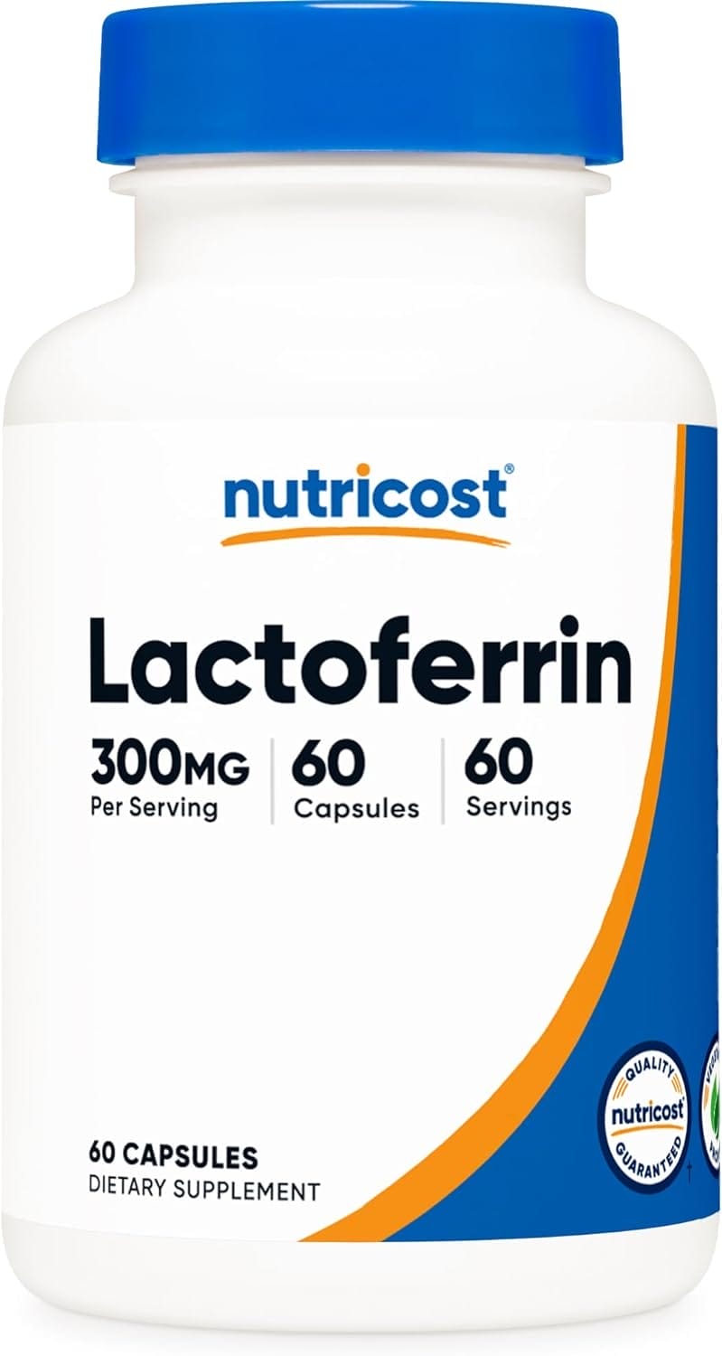Nutricost Lactoferrin, 300mg, 60 caps