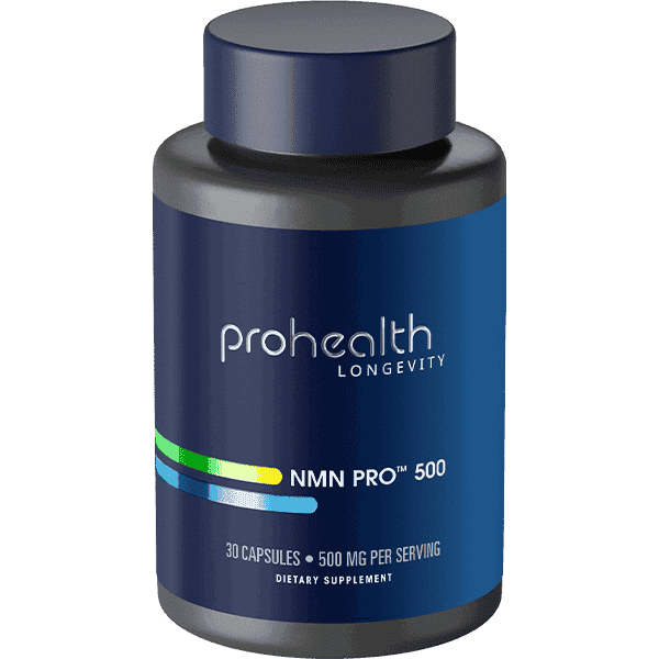 ProHealth Longevity, NMN Pro 500, 250 mg, 30 cápsulas