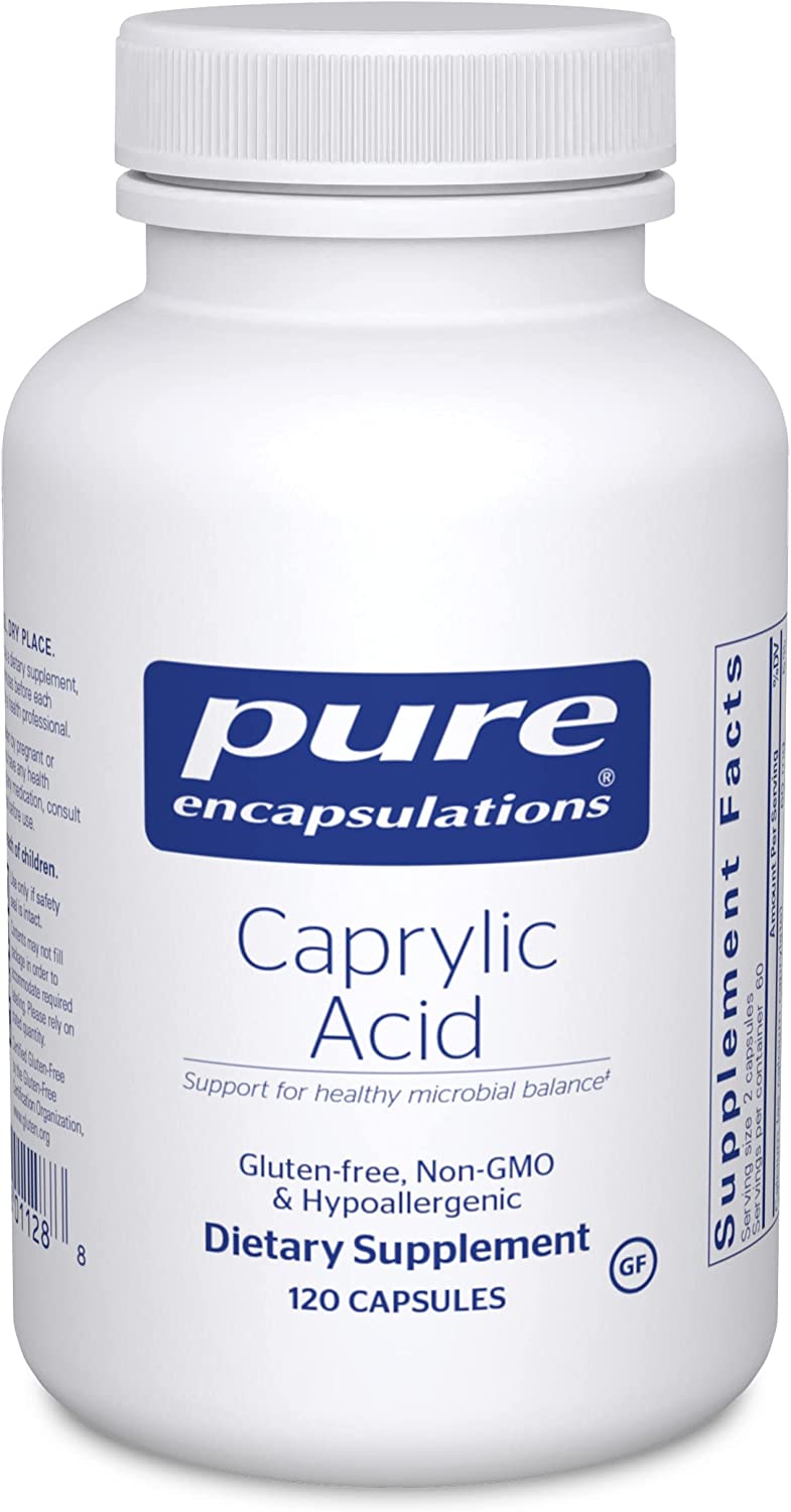 Pure Encapsulations, Caprylic Acid, 120 caps
