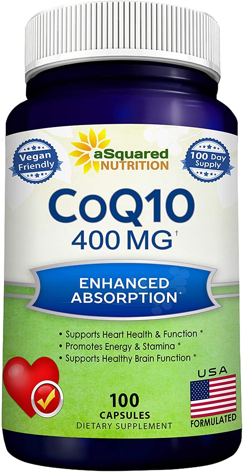 ASquared Nutrition CoQ10 400mg 100 Caps