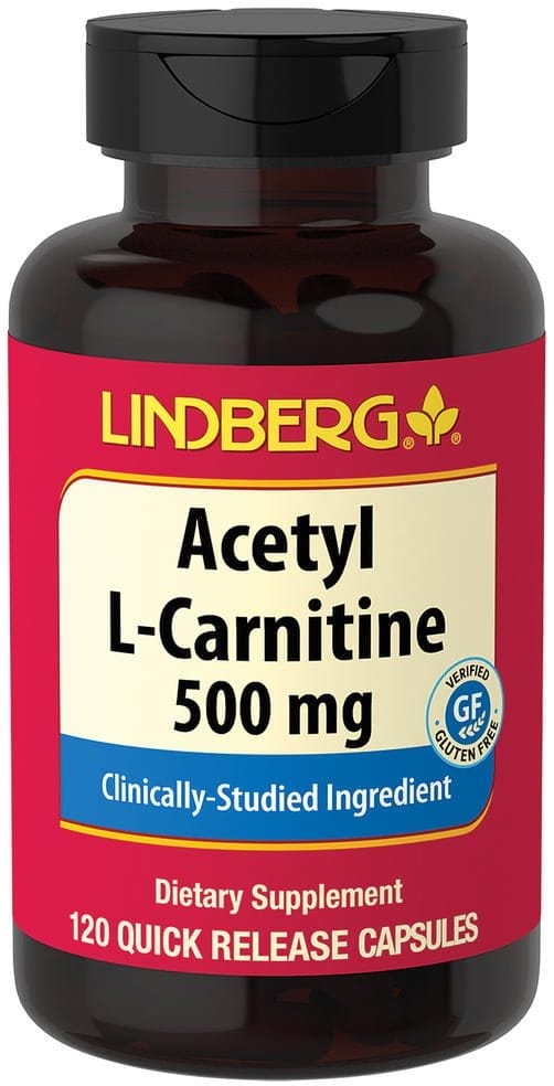 Acetil L-carnitina , 500 mg, 120 Cápsulas