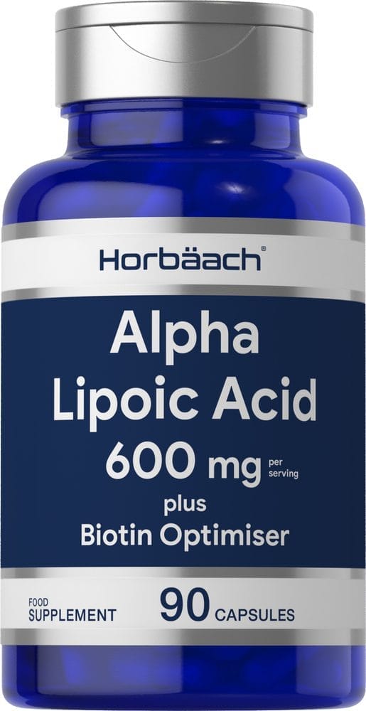 Alpha Lipoic Acid plus Biotin Optimizer, 600 mg (per serving), 90 Capsules