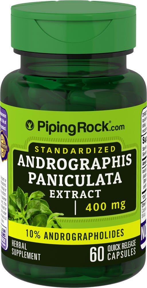 Extracto de paniculata andrographis, 400 mg, 60 Cápsulas de liberación rápida