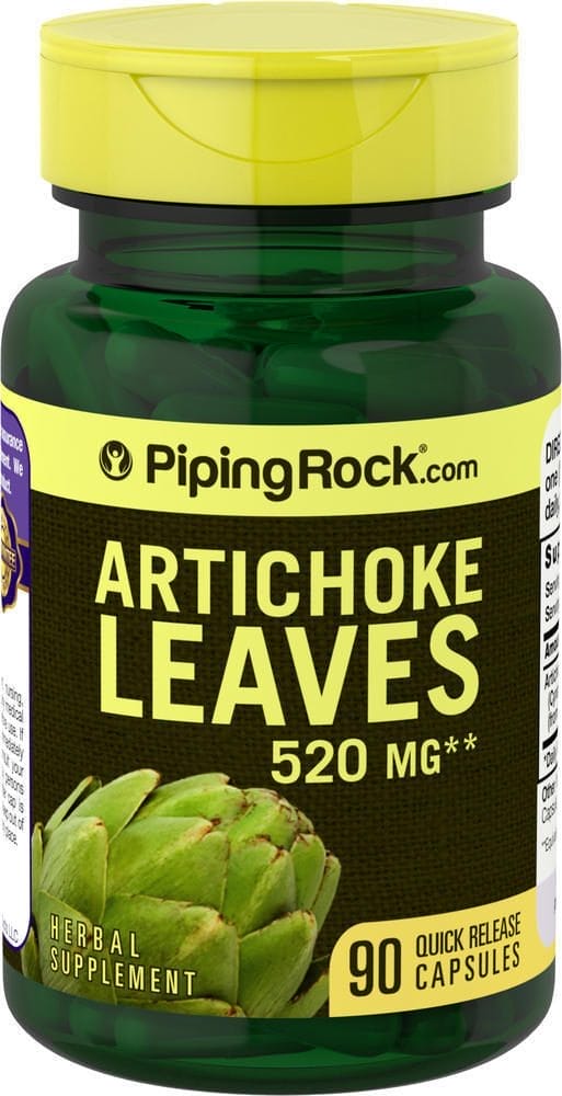 Hojas de alcachofa - Alcachofa, 520 mg, 90 Cápsulas de liberación rápida