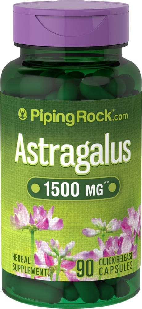 Raíz de astrágalo , 1500 mg, 90 Cápsulas de liberación rápida