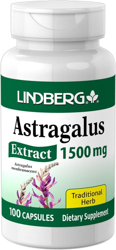 Extracto de raíz de astrágalo, 1500 mg, 100 Cápsulas