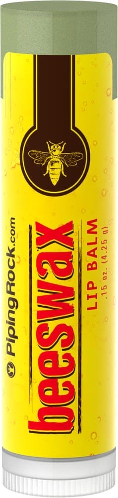 Bálsamo para los labios de cera de abeja, 0.15 oz (4 g) Tubo