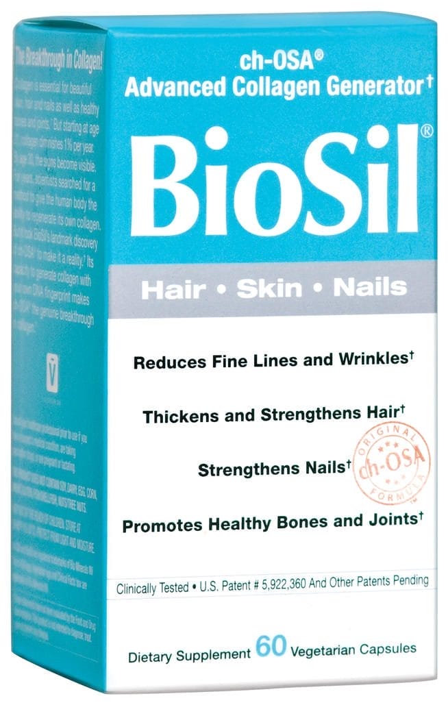 Generador avanzado de colágeno BioSil, 60 Cápsulas vegetarianas