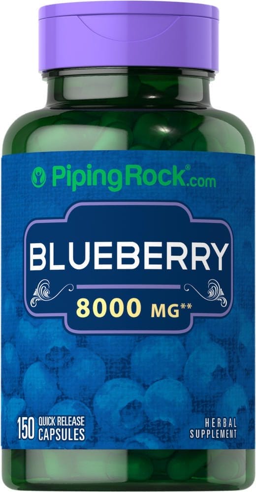 Arándano, 8000 mg, 150 Cápsulas de liberación rápida