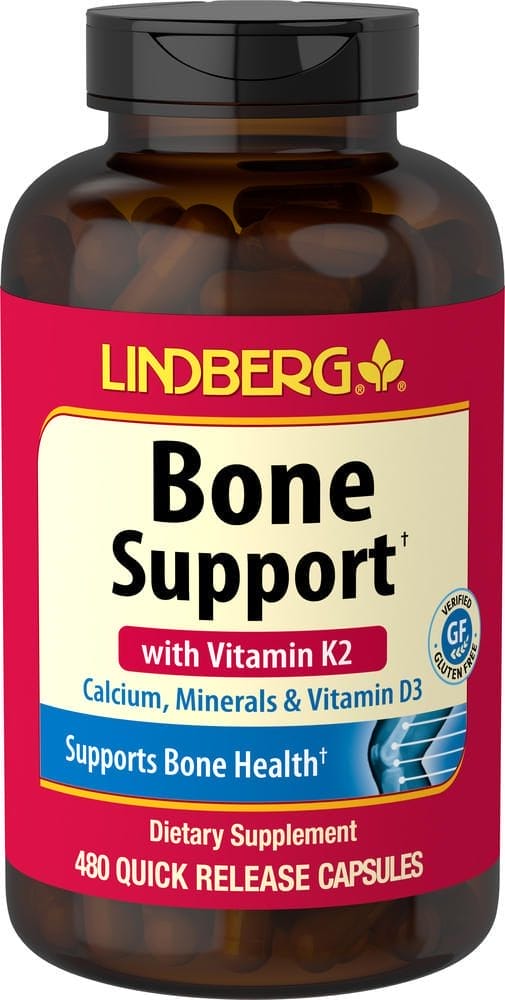 Soporte óseo con vitamina K2, 480 Cápsulas