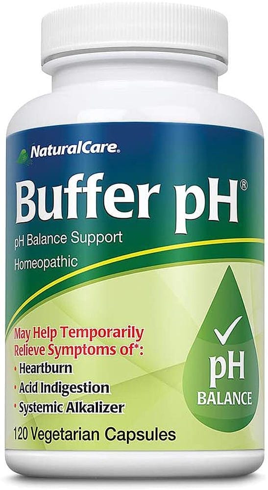Combinación de remedios homeopáticos Buffer pH, 120 Cápsulas vegetarianas