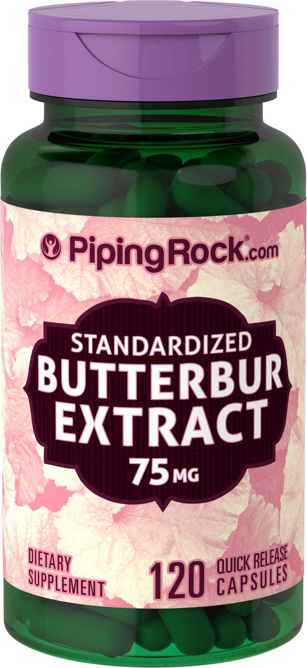 Butterbur Extract, 75 mg, 120 Quick Release Capsules