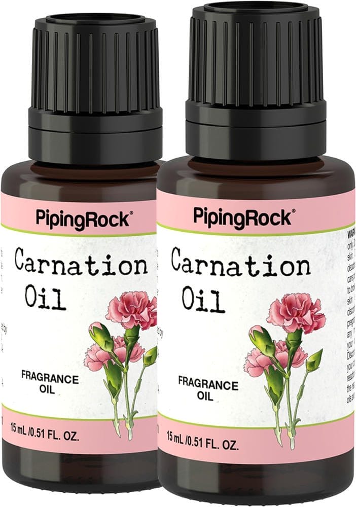 Aceite con aroma a clavel, 1/2 fl oz (15 mL) Frasco con dosificador, 2 Frascos con dosificador