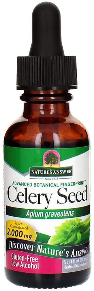 Extracto líquido de semilla de apio, 1 fl oz (30 mL) Frasco con dosificador