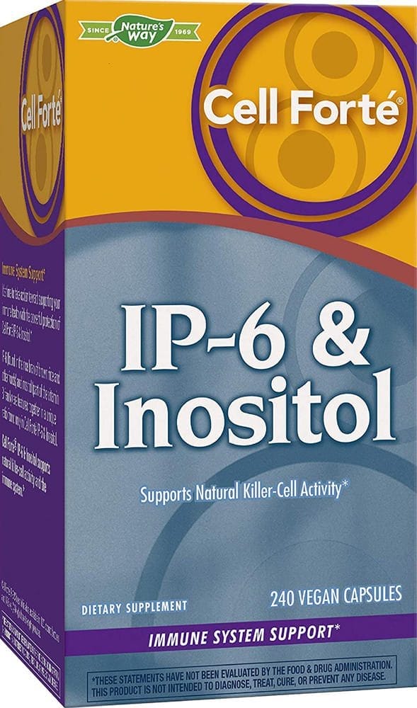 Hexafostato de inositol (IP-6) e inositol Cell Forté, 240 Cápsulas