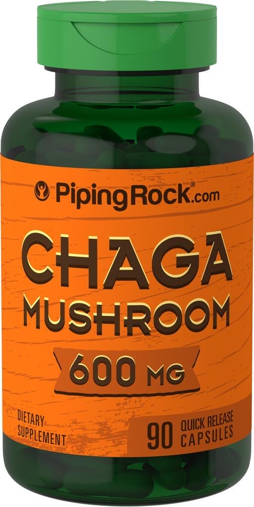 Champiñón chaga , 600 mg, 90 Cápsulas de liberación rápida