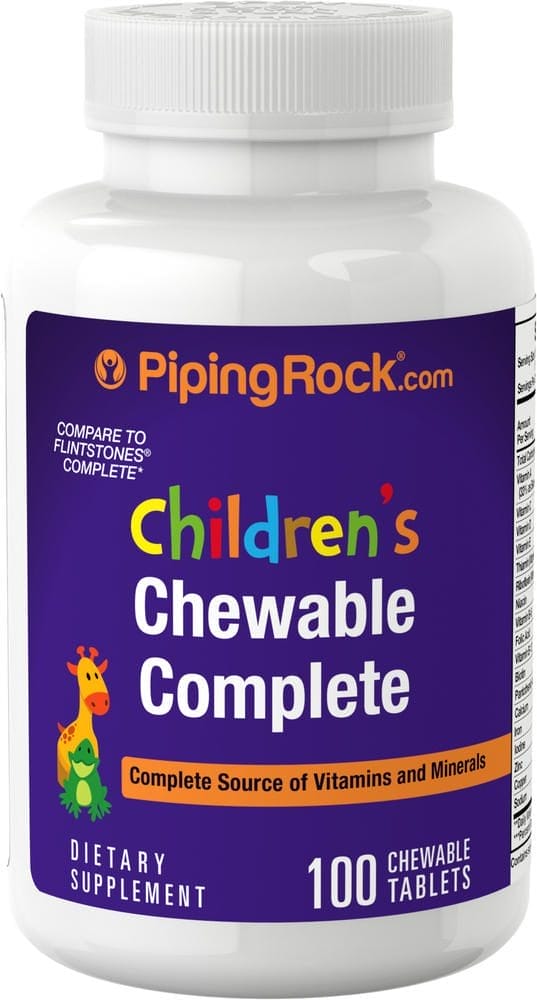 Complejo para niños diario, 100 Tabletas masticables