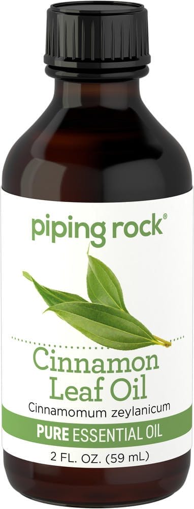 Aceite esencial de hoja de canela, puro (GC/MS Probado), 2 fl oz (59 mL) Botella/Frasco