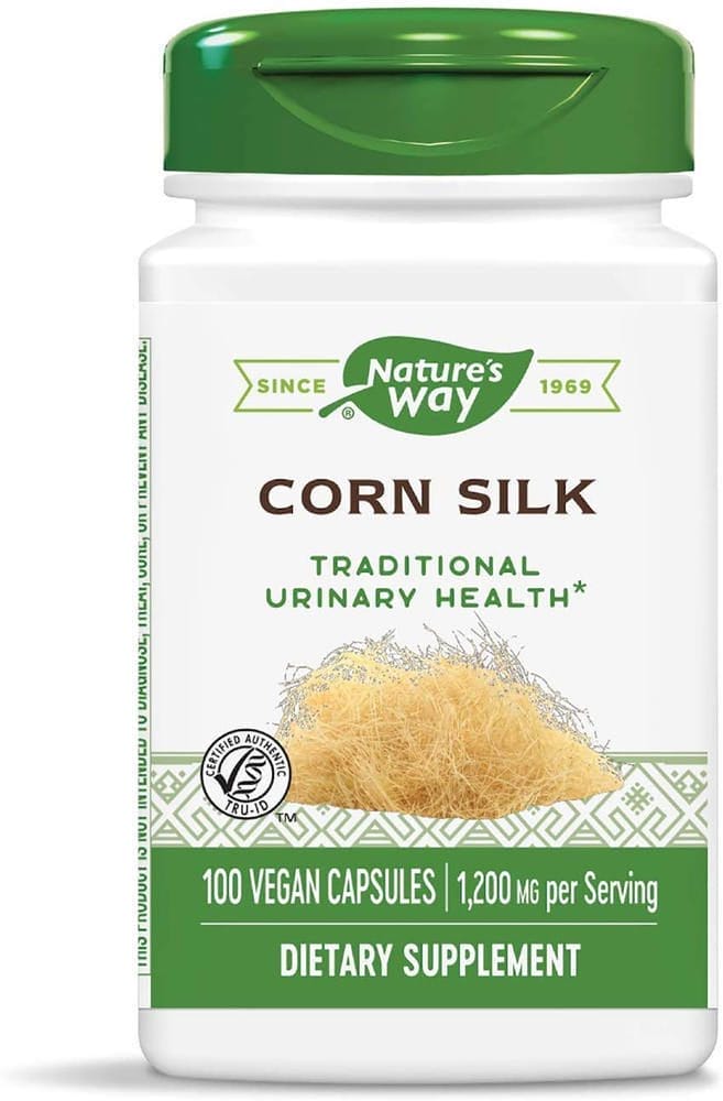 Seda de maíz, 1200 mg (por porción), 100 Cápsulas vegetarianas