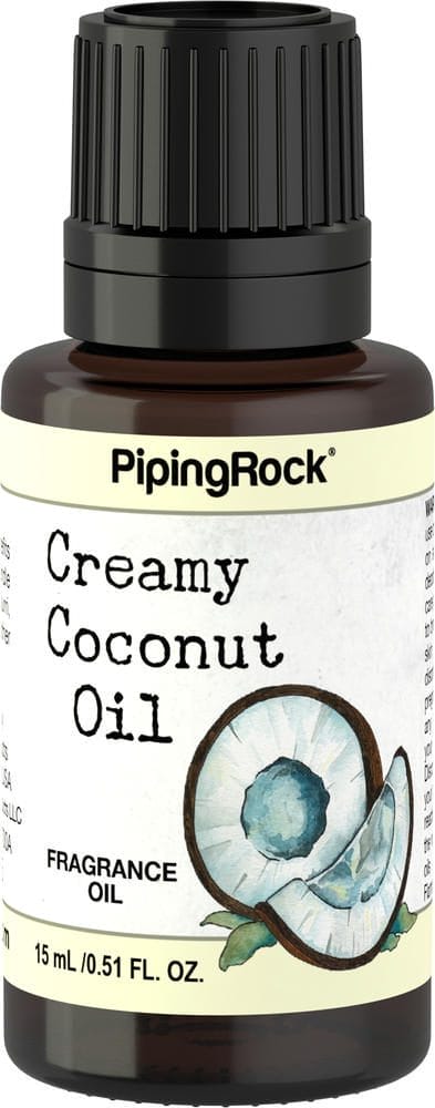 Aceite con fragancia de crema de coco (versión de Bath & Body Works), 1/2 fl oz (15 mL) Frasco con dosificador
