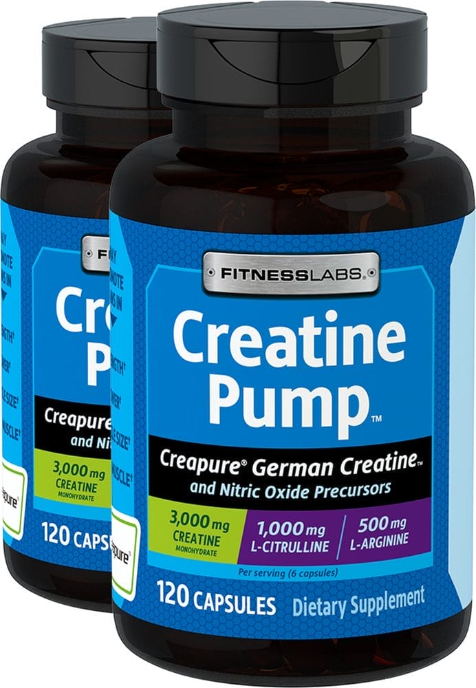 Creatine Pump, 120 Capsules, 2 Bottles