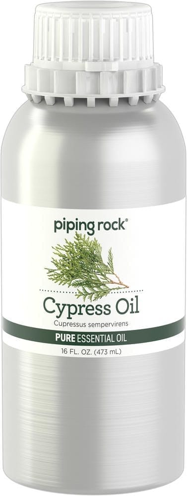 Aceite esencial de ciprés, puro (GC/MS Probado), 16 fl oz (473 mL) Lata