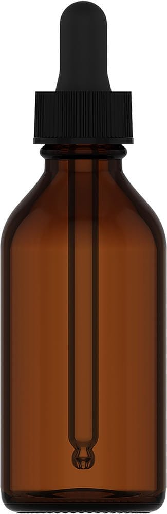 Frasco gotero 30 ml - Vidrio, 2 fl oz (59 mL) Glass Amber, Frasco con dosificador