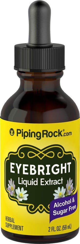 Extracto líquido Eyebright - Sin alcohol, 2 fl oz (59 mL) Frasco con dosificador
