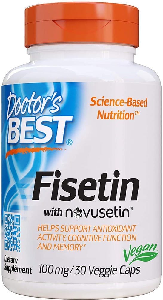 Fisetina, 100 mg, 30 Cápsulas vegetarianas