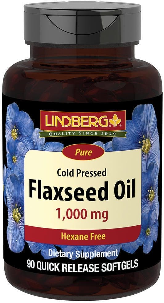 Aceite de linaza (orgánico) , 1000 mg, 90 Perlas