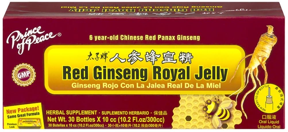 Ginseng y jalea real, 10.2 fl oz (300 mL) (30 bottles) size_units.unit.118