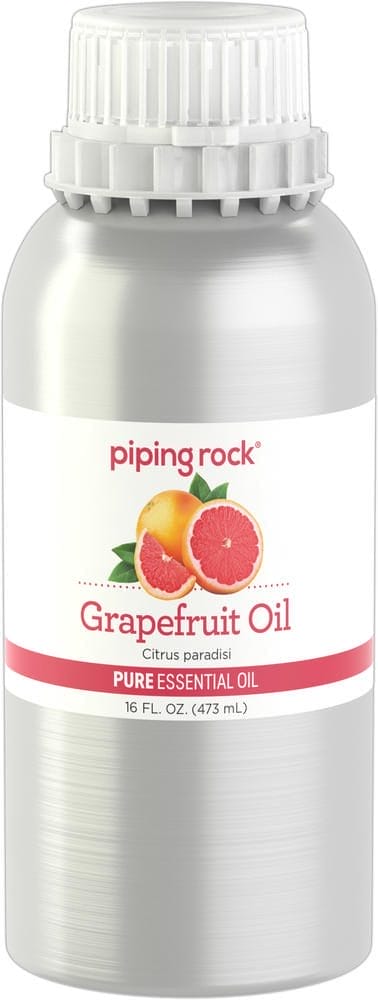 Aceite esencial de pomelo (rosa), puro (GC/MS Probado), 16 fl oz (473 mL) Lata