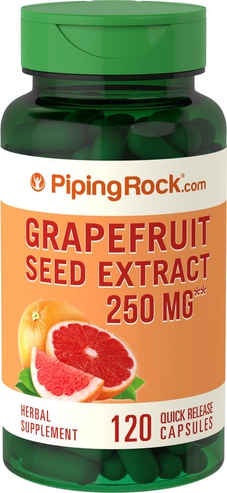 Extracto de semillas de pomelo, 250 mg, 120 Cápsulas de liberación rápida