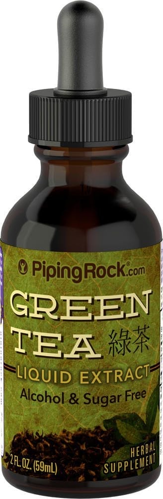 Extracto líquido de té verde, 2 fl oz (59 mL) Frasco con dosificador