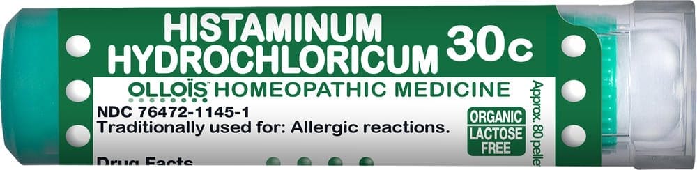 Histaminum Hydrochloricum 30c Homeopatía para alergias, 80 Gránulos