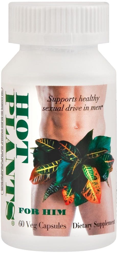 Hot Plants para hombre, 60 Cápsulas vegetarianas
