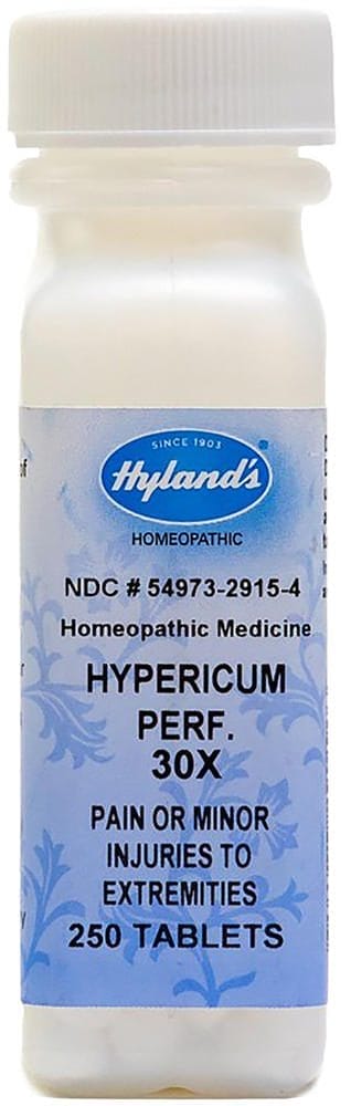 Hypericum Perforatum 30X Homeopatía para dolor nervioso,, 250 Tabletas