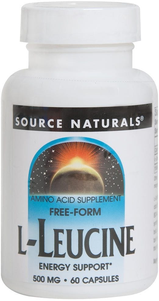 L-Leucina, 500 mg, 60 Cápsulas