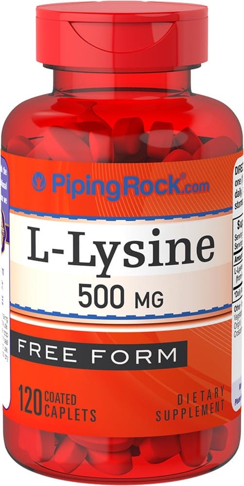 L-lisina (formato libre), 500 mg, 120 Comprimidos recubiertos