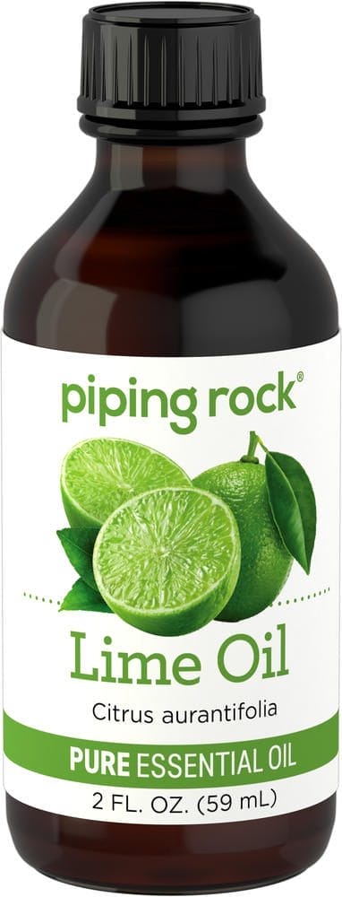 Aceite esencial de lima, puro (GC/MS Probado), 2 fl oz (59 mL) Botella/Frasco