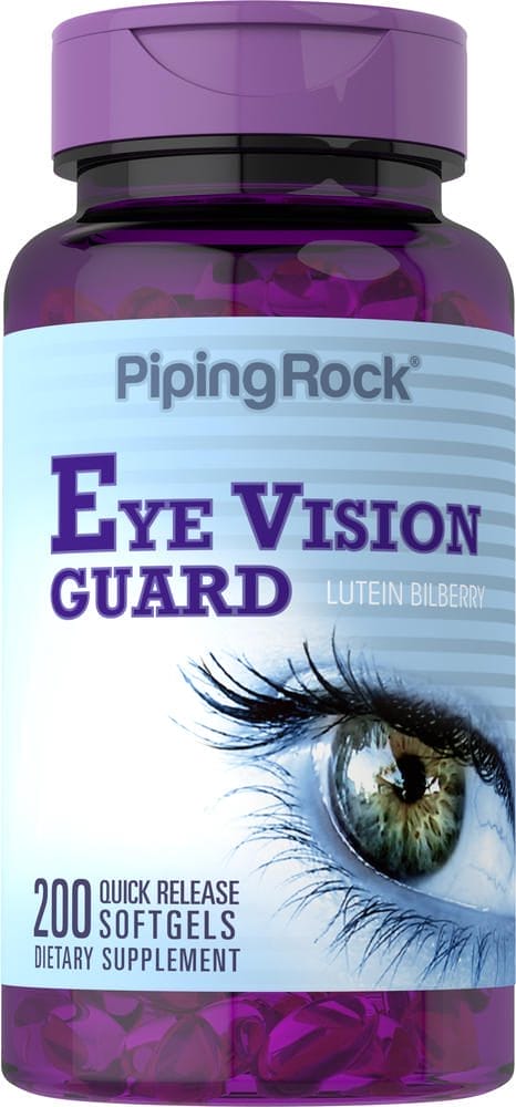 Eye Vision Guard a base de luteína y arándano, 200 Cápsulas blandas de liberación rápida