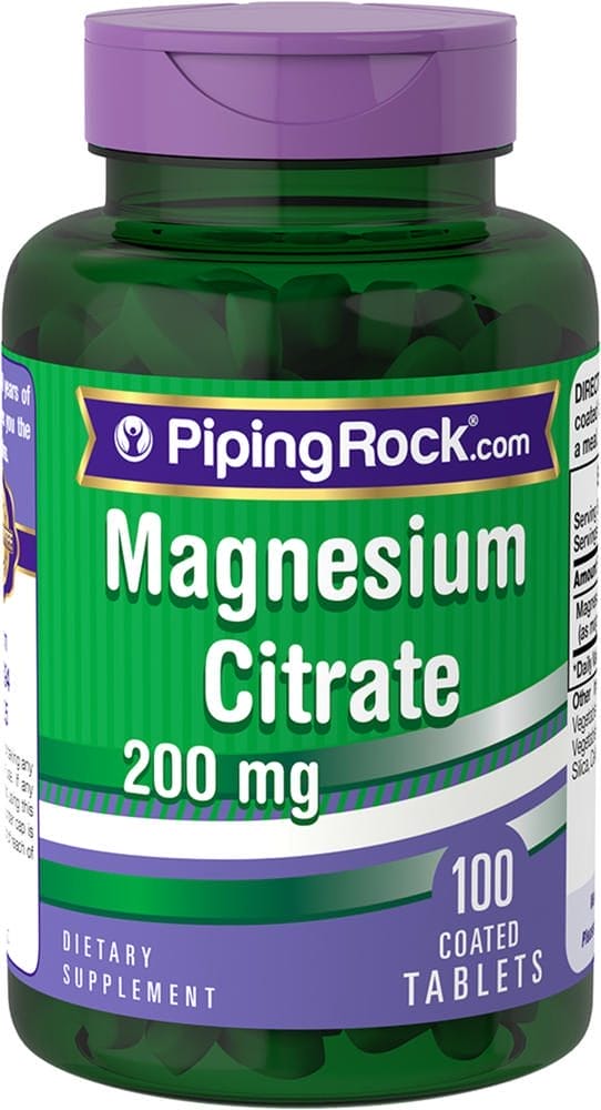 Citrato de magnesio , 200 mg, 100 Comprimidos recubiertos