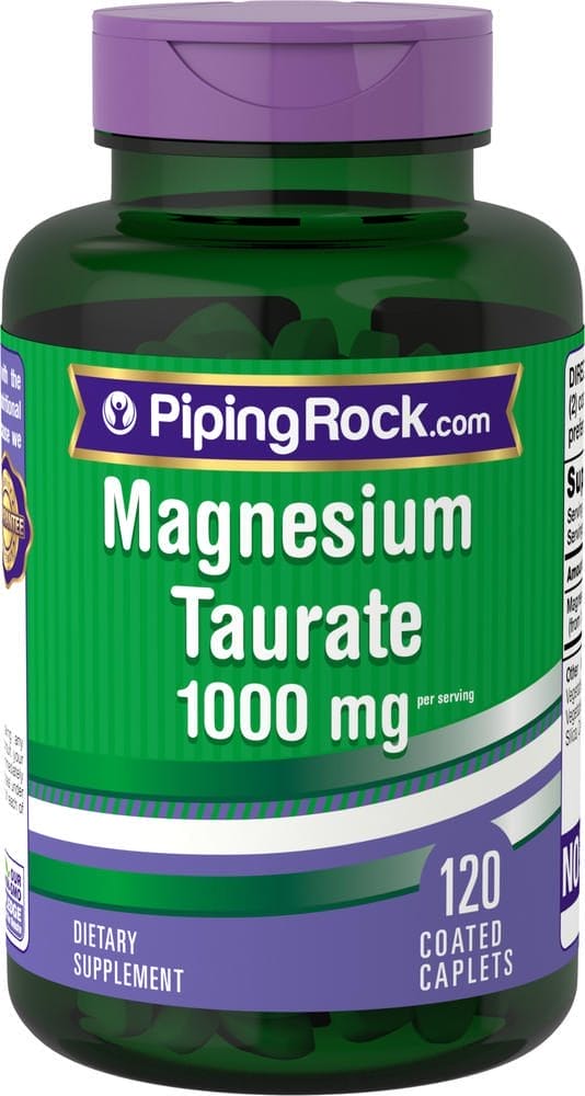 Taurato de magnesio (por dosis), 1000 mg, 120 Comprimidos recubiertos