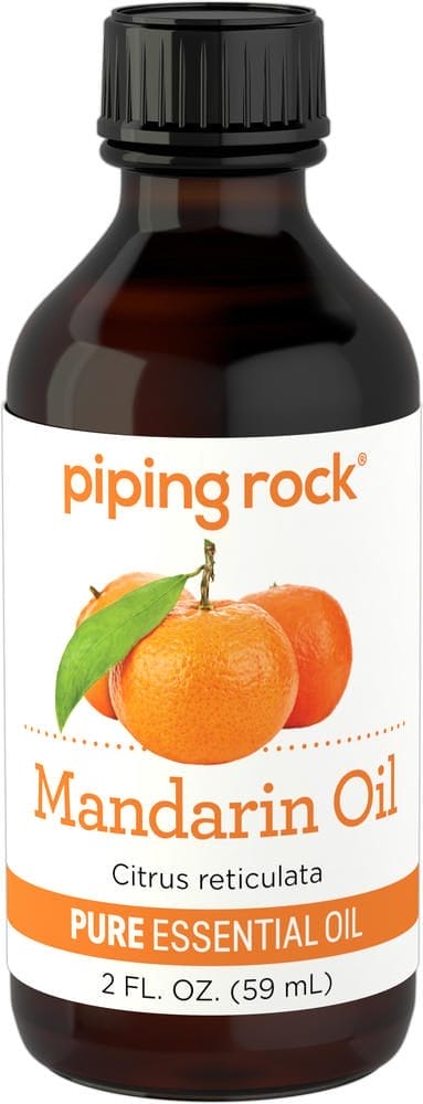 Aceite esencial de mandarina, puro (GC/MS Probado), 2 fl oz (59 mL) Botella/Frasco