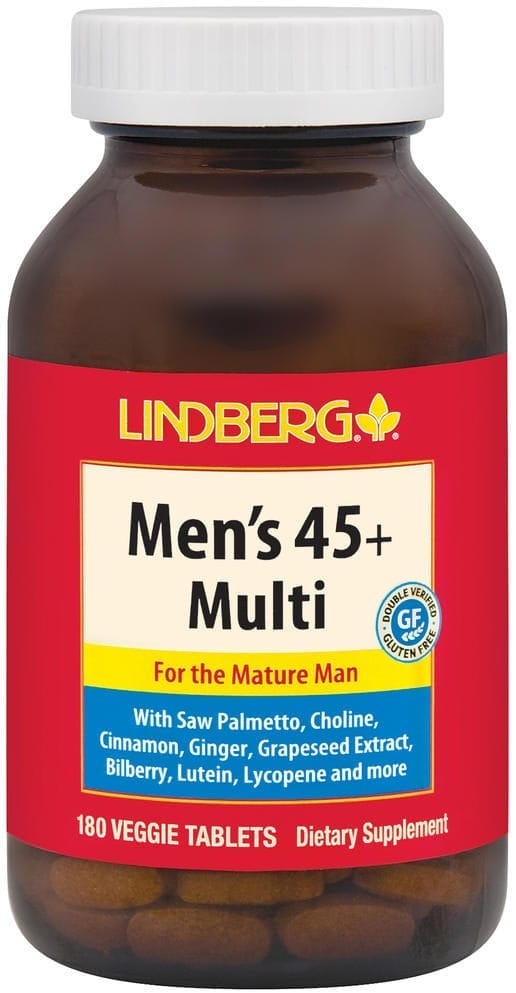 Multivitaminas para hombre Men's 45+, 180 Tabletas