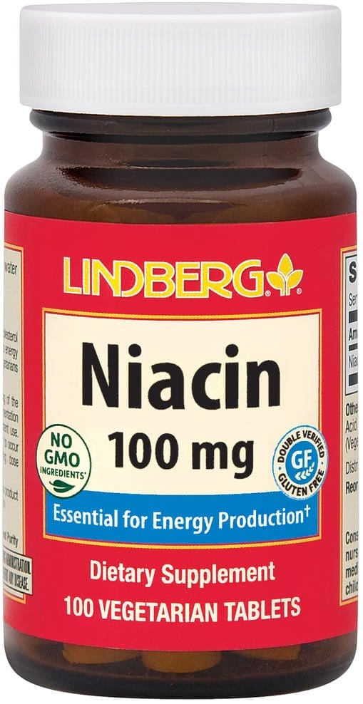 Niacina (B-3), 100 mg, 100 Tabletas vegetarianas