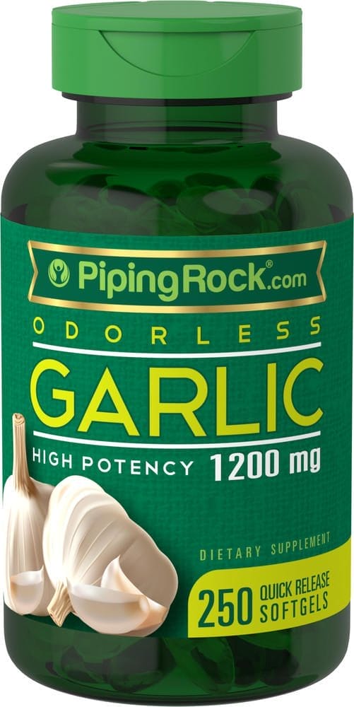 Ajo inodoro , 1200 mg, 250 Cápsulas blandas de liberación rápida