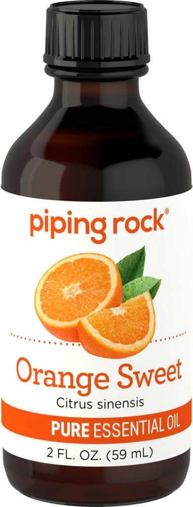 Aceite esencial de naranja dulce, puro (GC/MS Probado), 2 fl oz (59 mL) Botella/Frasco